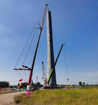 喜讯！筑友集团淮安工厂实现里程碑式突破——首个风电混塔项目成功交付